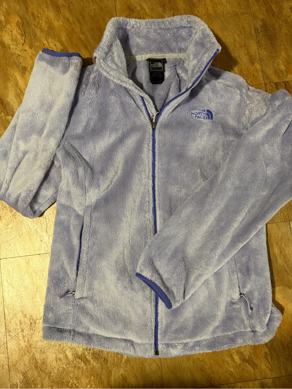 The North Face Plush Fleece Jacket in Light Lavender
